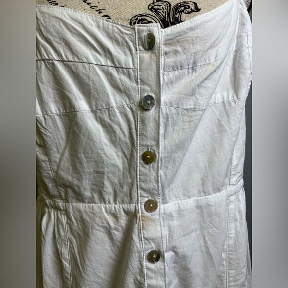 Madewell Button-Front Tiered Midi Dress NWT Size 12 - Picture 8 of 12